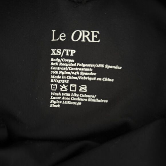 Black Jumpsuit Bodysuit Catsuit XS Le Ore Bandier Andria One Piece Sleeveless - Picture 15 of 16